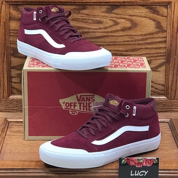 vans style 112 mid pro burgundy